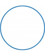 Χούλα Χουπ Μπλε  76cm Φ18mm 185gr, amila (48160)