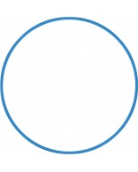 Χούλα-Χουπ Μπλε amila 60cm - Φ18mm - 155gr (48166)