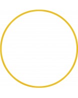 Χούλα-Χουπ HQ 70cm - Φ19mm - 280gr, Κίτρινο Amila 98811