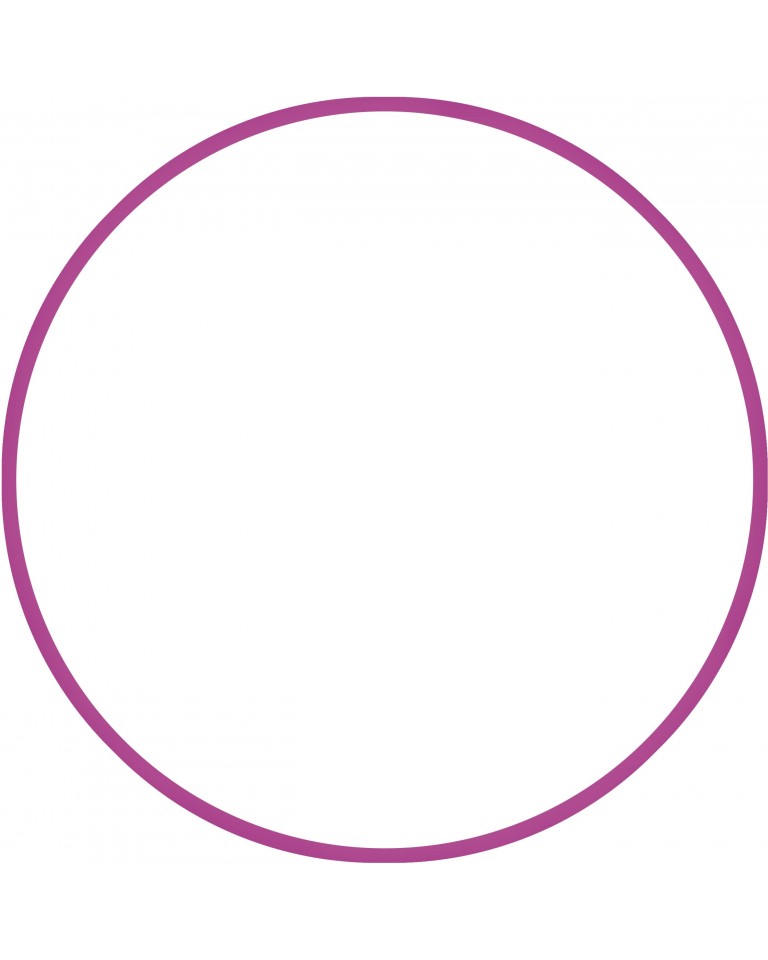 Χούλα Χουπ HQ 80cm - Φ19mm - 330gr, Φούξια Amila 98815