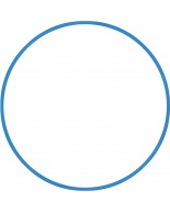 Χούλα Χουπ HQ 80cm - Φ19mm - 330gr, Μπλε Amila 98818