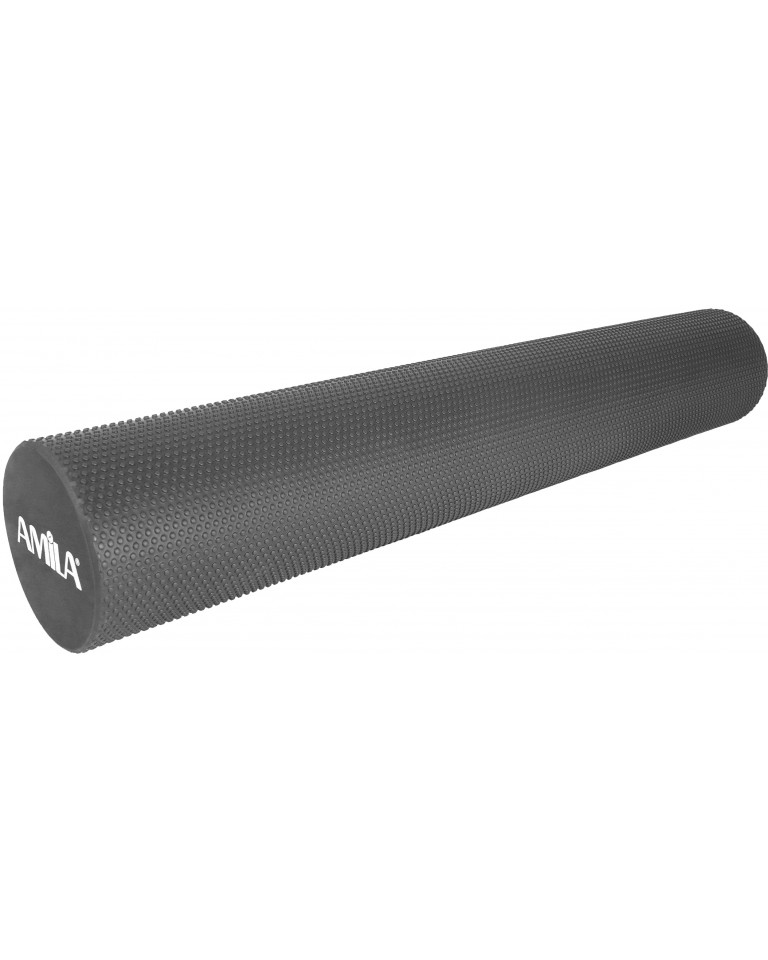 Foam Roller PRO Φ15x90cm Μαύρο Amila 96823