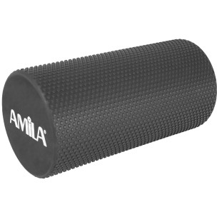 Foam Roller Κύλινδρος Ισορροπίας AMILA 96823 90 εκατ Μαύρο