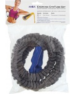 Λάστιχο Αντίστασης Amila GymTube με Clip & Μανίκι Heavy 88168