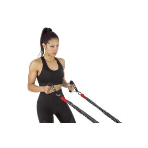 Λάστιχο Αντίστασης GymTube με Clip & Μανίκι Medium Amila 88167