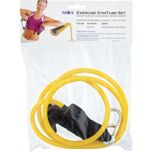Λάστιχο Αντίστασης GymTube με Clip Ultra Light Amila 88160