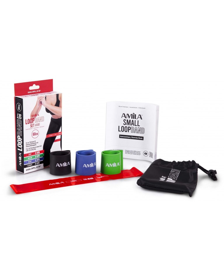 Set Λάστιχα Αντίστασης Amila Small Loopband (Light - Ultimate) 96605