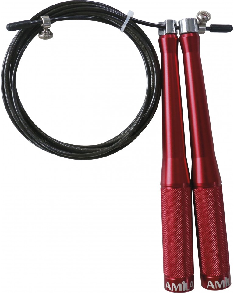 Σχοινάκι γυμναστικής Speed Rope Αλουμινένιο Amila 44051
