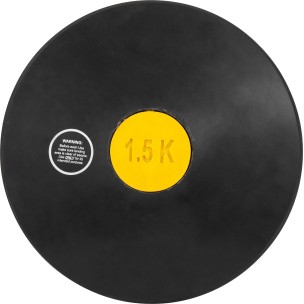Δίσκος από Μαύρο Λάστιχο 1,5kg Vinex 97710