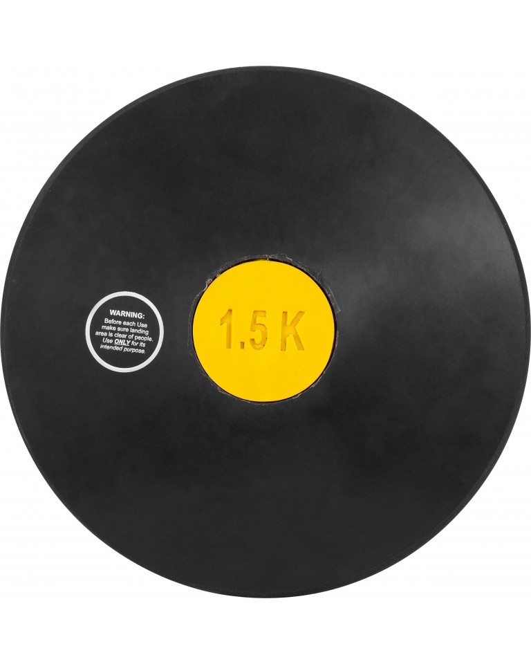 Δίσκος από Μαύρο Λάστιχο 1,5kg Vinex 97710