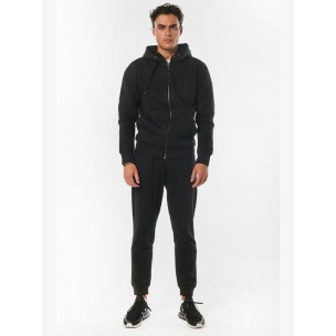 Ανδρικό Παντελόνι Φόρμας Body Action Men Sportswear Fleece Pants 023243-01 Black