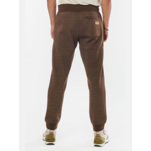 Ανδρικό Παντελόνι Φόρμας Body Action Men Sport Fleece Joggers 023234-6B Dark Brown