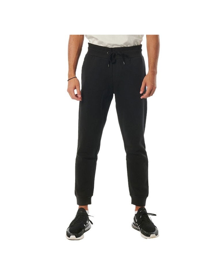 Ανδρικό Παντελόνι Φόρμας Body Action Men Sport Fleece Joggers 023234-01 Black
