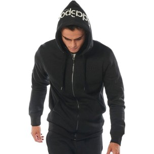 Ανδρικό Μπουφάν με Κουκούλα Body Action Men Hooded Sweat Jacket 073214-01 Black