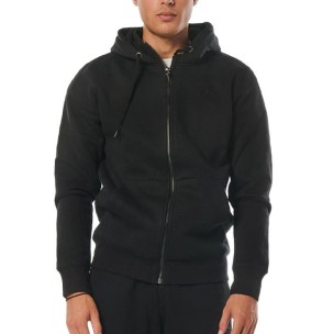 Ανδρική Ζακέτα με Κουκούλα Body Action Men Hooded Sweat Jacket 073214-01 Black