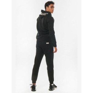Ανδρική Ζακέτα με Κουκούλα Body Action Men Hooded Sweat Jacket 073214-01 Black