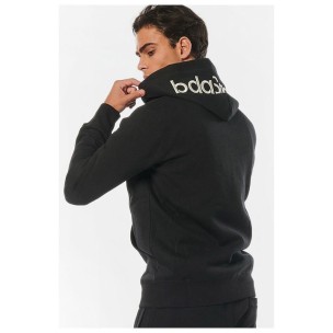 Ανδρική Ζακέτα με Κουκούλα Body Action Men Hooded Sweat Jacket 073214-01 Black