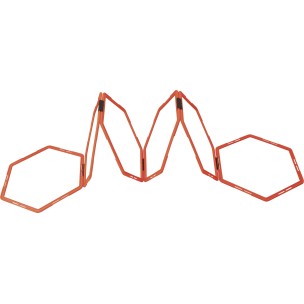 ΣΚΑΛΑ ΤΑΧΥΤΗΤΑΣ SPEED LADDER HEXAGONAL 97702 AMILA (97702)