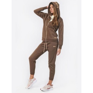Γυναικείο Παντελόνι Φόρμας Body Action Women Training Sweat Pants 021235 01 Dark Brown