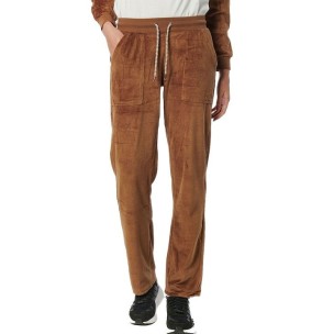 Γυναικείο Παντελόνι Φόρμας Body Action Women Basic Velour Pants 021231-06 Brown