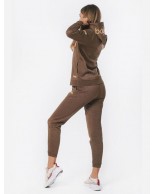 Γυναικεία Ζακέτα με Κουκούλα Body Action Women Full Zip Hoodie 071227-06B   D.Brown