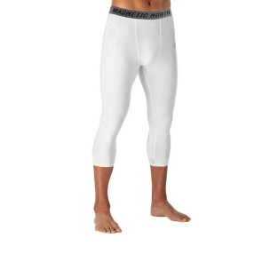 MEN'S COMPRESSION 3/4 TIGHTS 50029 White