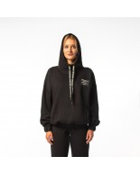 Γυναικείο Φούτερ με Κουκούλα Be Nation Semi Long Antifit Hoodie Black 06102202 01