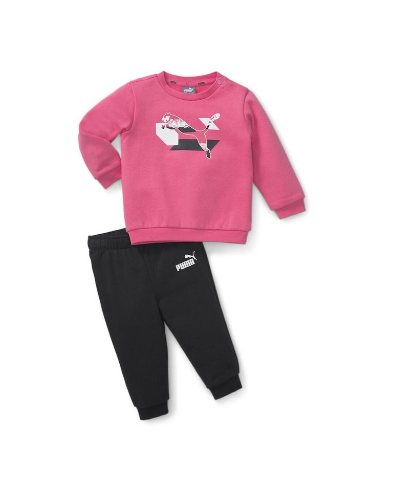 Παιδικό Σέτ Φόρμας Puma Minicats Alpha Crew Jogger FL 670141-82