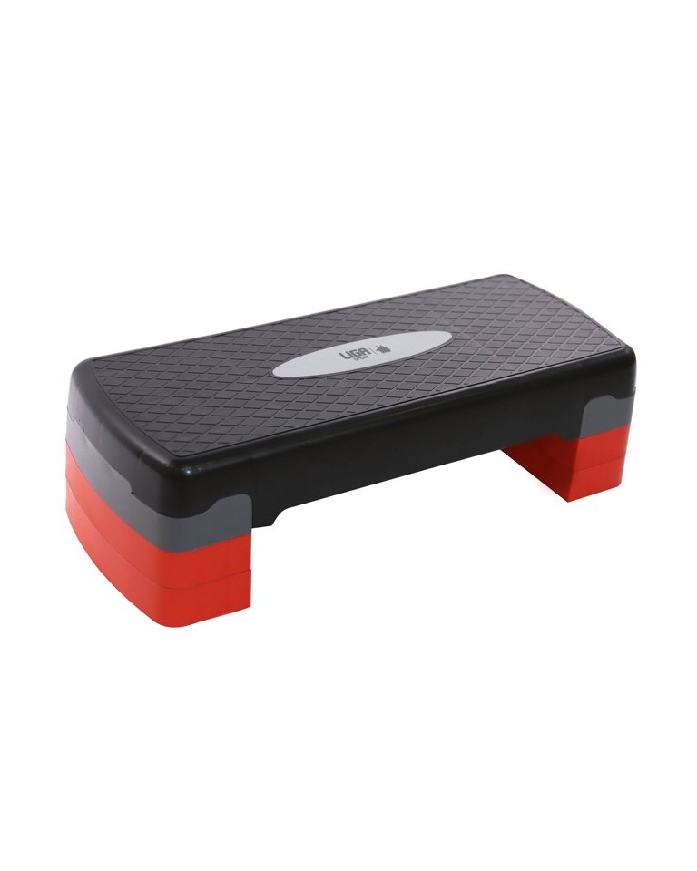 Στέπ Αεροβικής 3 Θέσεων (Κόκκινο) Liga Sport Aerobic Stepper