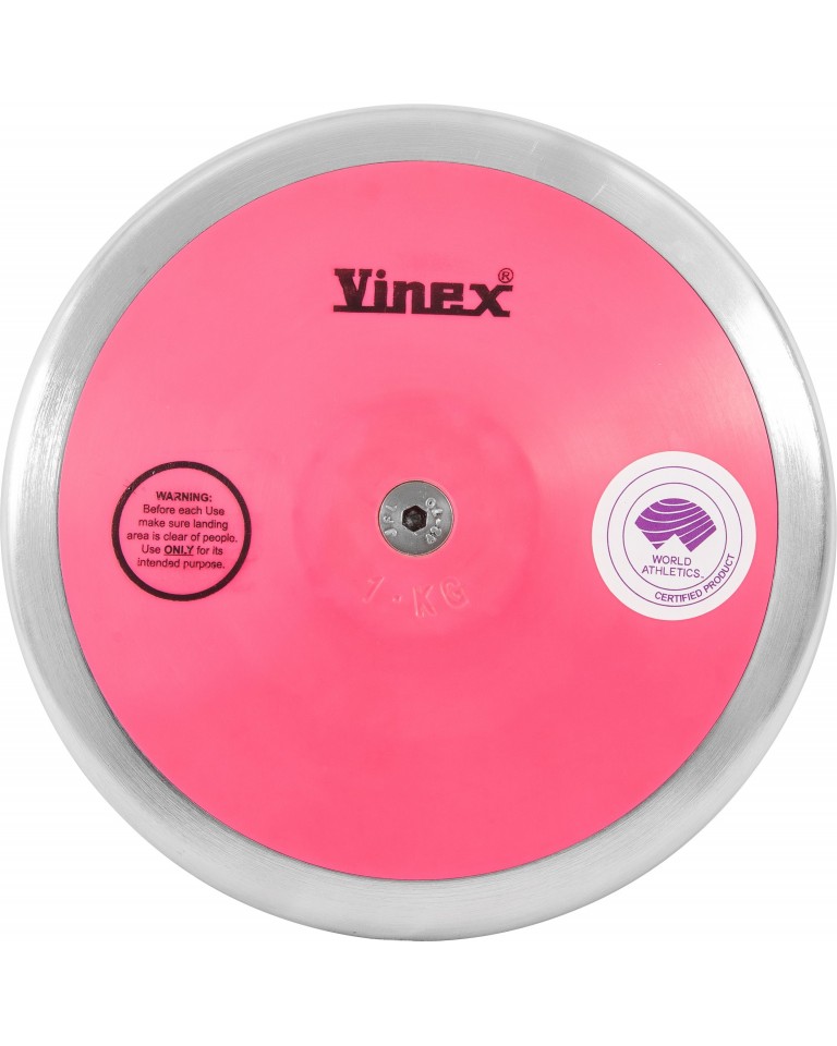 Δίσκος Αργής Περιστροφής Γυναικών 1kg Vinex 97755