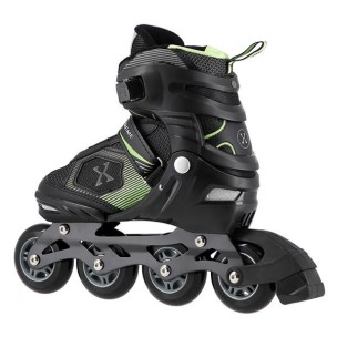 Αυξομειούμενα Πατίνια Roller Nils Extreme In-Line Skates Μαύρο/Πράσινο NA 9080 (Size 31-34)