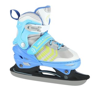 Αυξομειούμενα Roller Nils Extreme In-Line Skates/Hockey Ice Skates 4 σε1 Μπλέ NH18192 A (Size 29-33)
