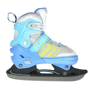Αυξομειούμενα Roller Nils Extreme In-Line Skates/Hockey Ice Skates 4 σε1 Μπλέ NH18192 A (Size 29-33)