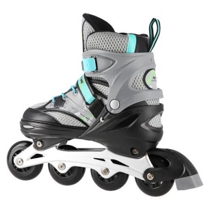 Αυξομειούμενα Πατίνια Roller NA 10602A Inline Skates Nils Extreme Μαύρο (Size 31-34)