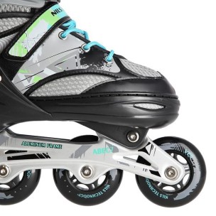 Αυξομειούμενα Πατίνια Roller NA 10602A Inline Skates Nils Extreme Μαύρο (Size 31-34)