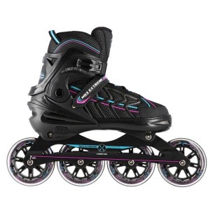 Αυξομειούμενα Πατίνια Roller NA 1128 Μαύρο/Μωβ IN-LINE SKATES NILS EXTREME