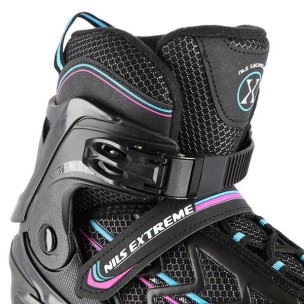 Αυξομειούμενα Πατίνια Roller NA 1128 Μαύρο/Μώβ In-Line Skates Nils Extreme (Size 43-45)
