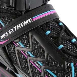 Αυξομειούμενα Πατίνια Roller NA 1128 Μαύρο/Μώβ In-Line Skates Nils Extreme (Size 43-45)