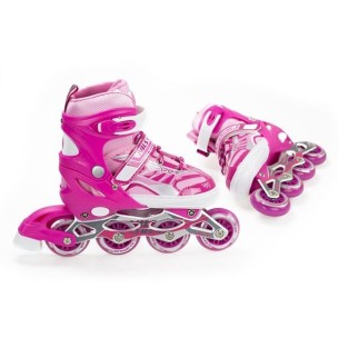 Αυξομειούμενα Πατίνια Roller Nils Extreme Inline Skates Ρόζ NJ 1828 A (Size 39-42)