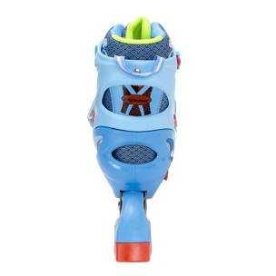 Αυξομειούμενα Πατίνια Roller Nils Extreme Inline Μπλέ με LED φωτάκια NJ4605 A (Size 30-33)