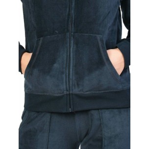 Γυναικεία Ζακέτα με Κουκούλα Body Action Women Velour Hoodie Jacket 071928 01