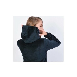 Γυναικεία Ζακέτα με Κουκούλα Body Action Women Velour Hoodie Jacket 071928 01