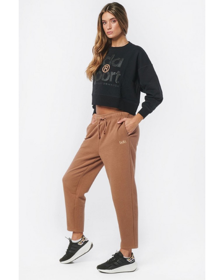 Γυναικείο Φούτερ Body Action Women Training Crew 061225 01 Black