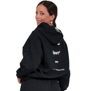 Γυναικεία Ζακέτα με Κουκούλα Body Action Women Oversized Full Zip Hoodie 071226 01 Black