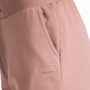 Γυναικείο Παντελόνι Φόρμας Be Nation Carrot Pant With Rib Brown 02102207 14