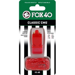 Σφυρίχτρα FOX40 Classic CMG Official Κόκκινη με Κορδόνι