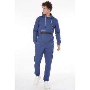 Ανδρικό Φούτερ με Κουκούλα Magnetic North Men's 2K23 Zip Hoodie 22053 Blue