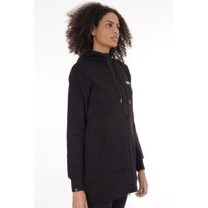 Γυναικεία Ζακέτα με Κουκούλα Magnetic North Women's Zip Hoodie Long 22060 Black