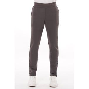 MEN'S REGULAR FIT PANTS OPEN HEM 50014 Pencil Gray