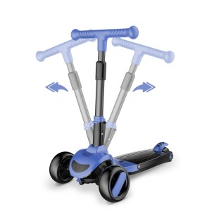 G&C SCOOTER FUN S8 2 σε 1 Μαύρο/Μπλε Mε Led Φωτάκια